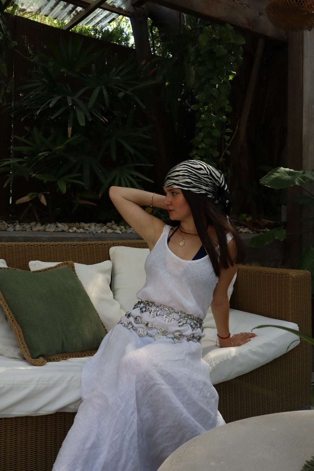 Linen Sleeveless Dress