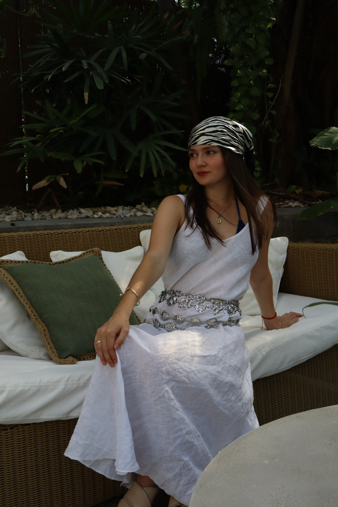 Linen Sleeveless Dress