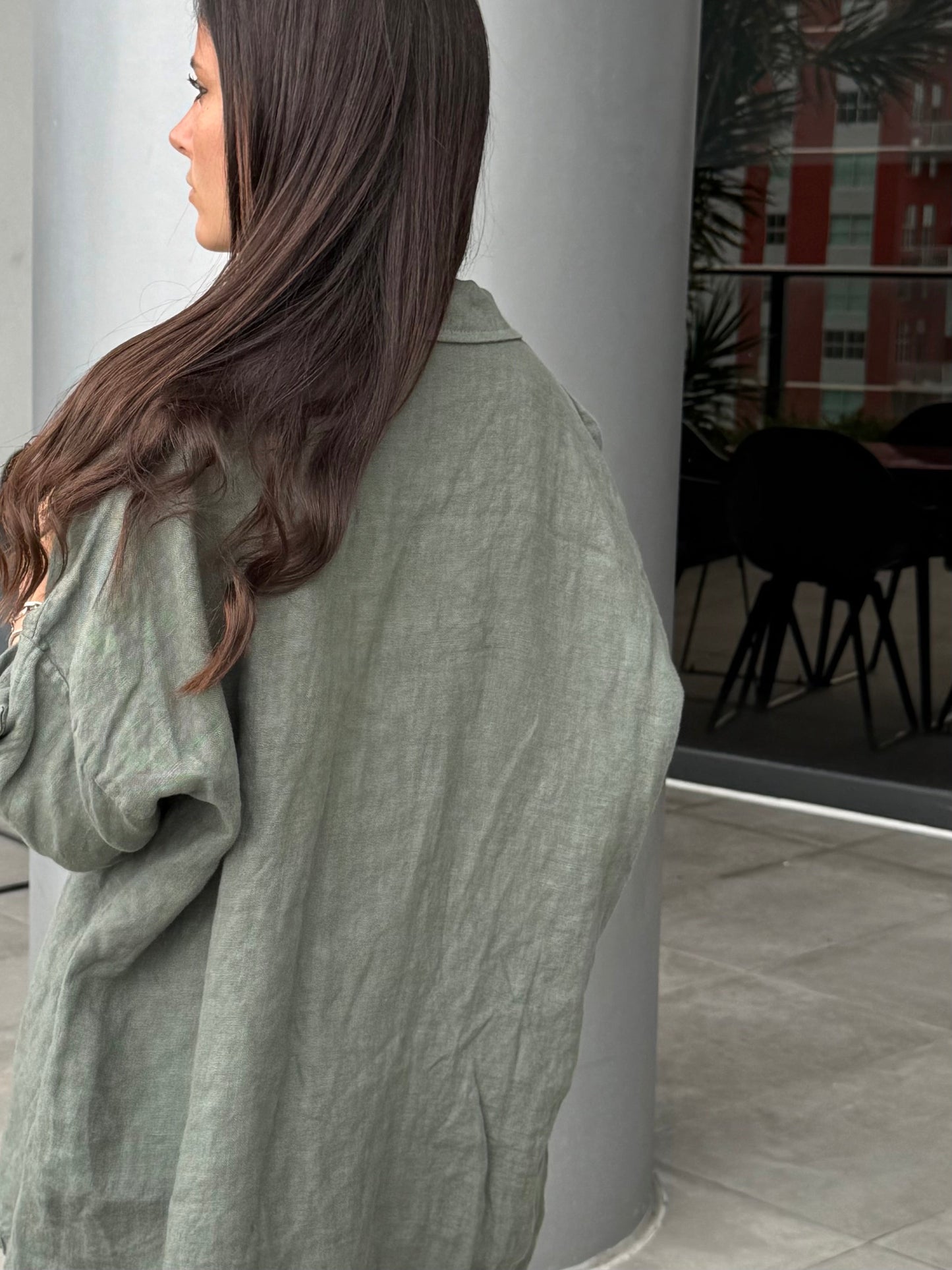 Classic Linen Button-up Shirt