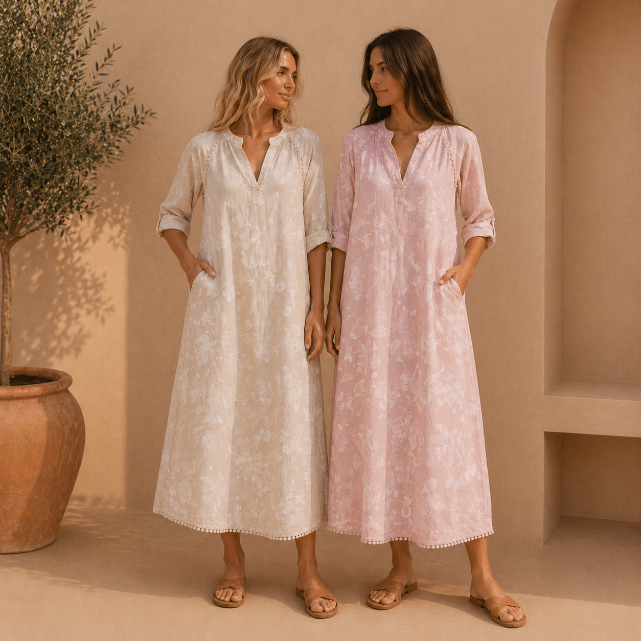 The Marea Linen Dress