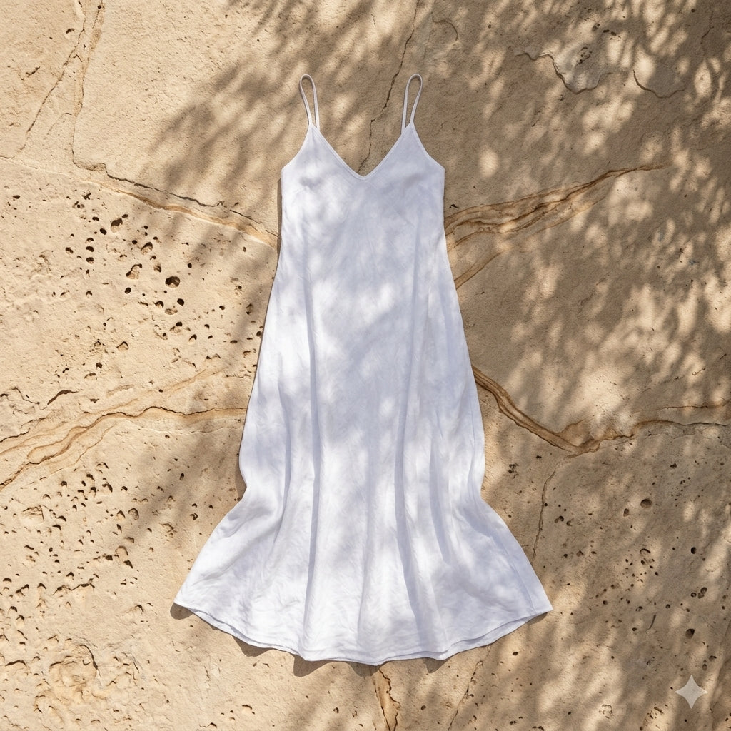 Linen Strappy Dress