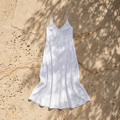 Linen Strappy Dress