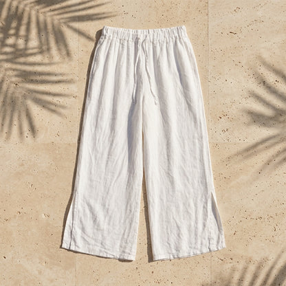 Open Side Linen Pants