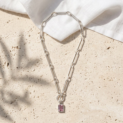 Capri Blue Crystal Pendant Necklace