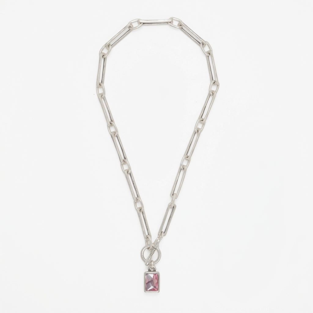 Capri Blue Crystal Pendant Necklace
