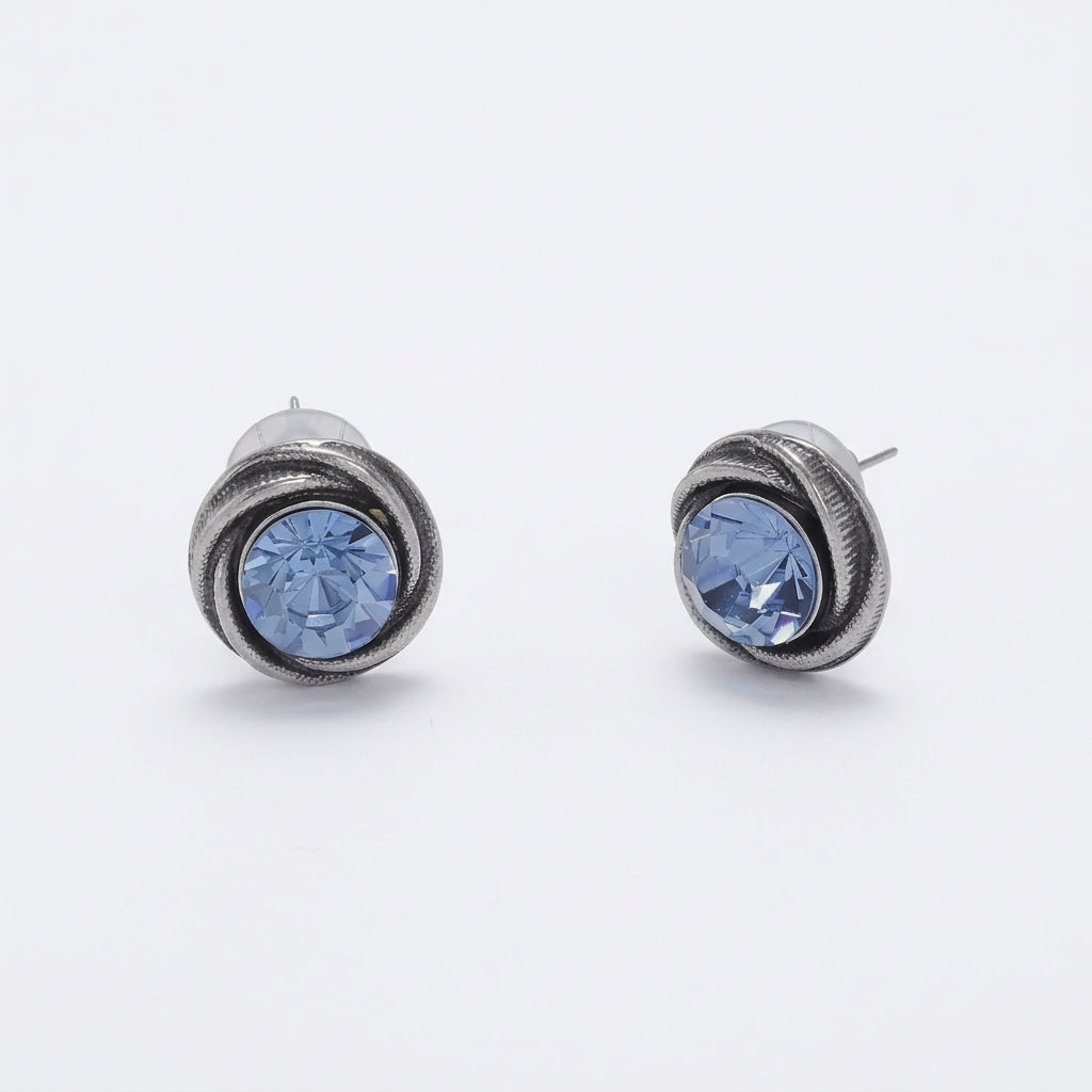 Aegean Blue Stud Earrings