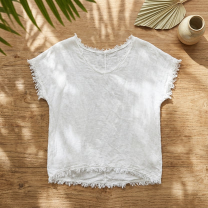 Luna Linen Top