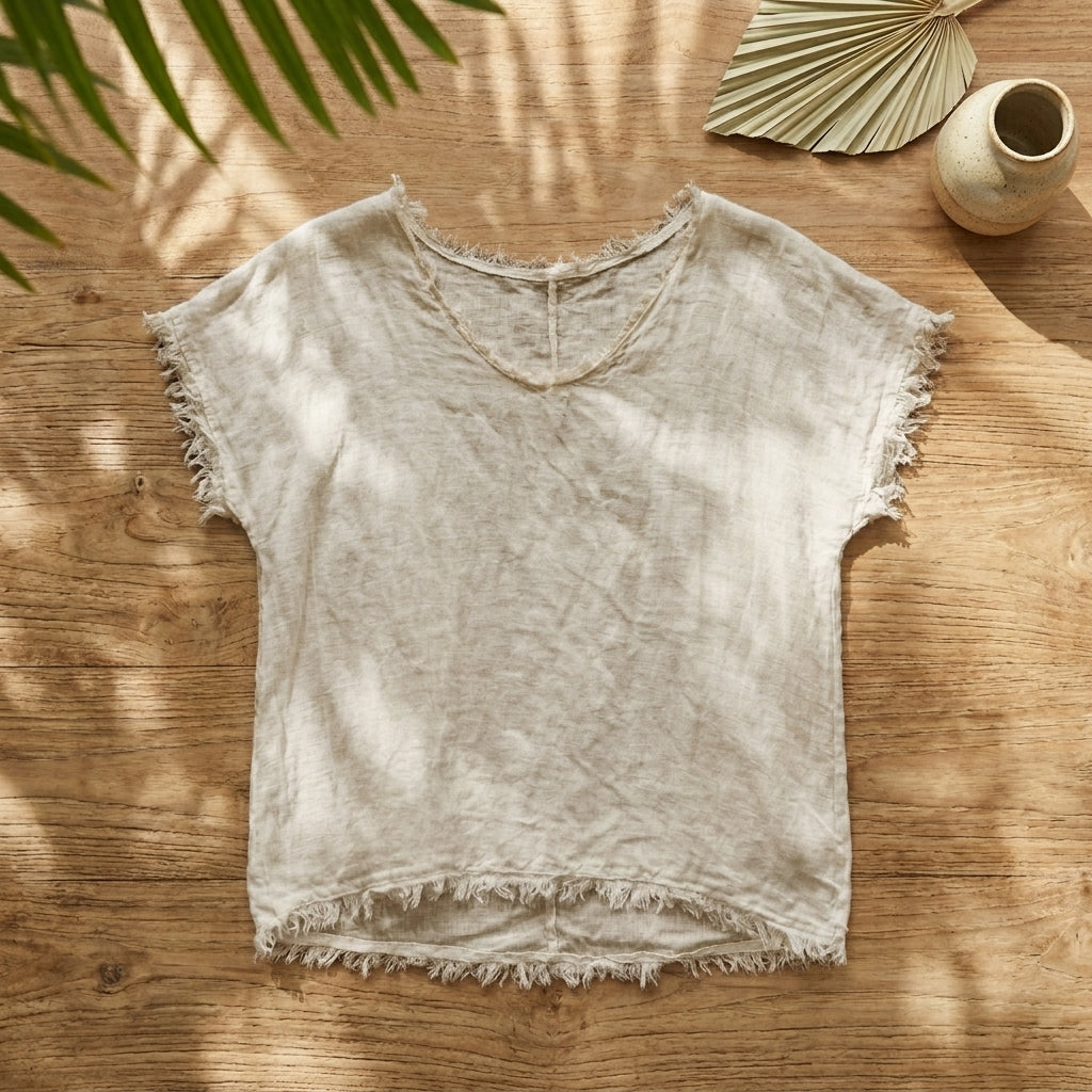 Luna Linen Top