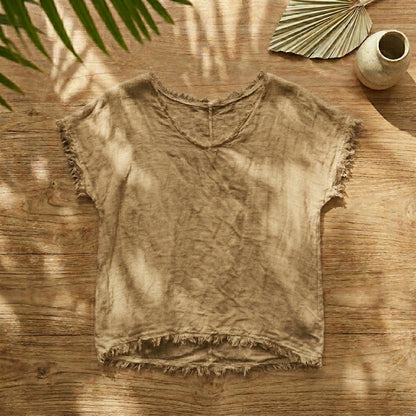 Luna Linen Top