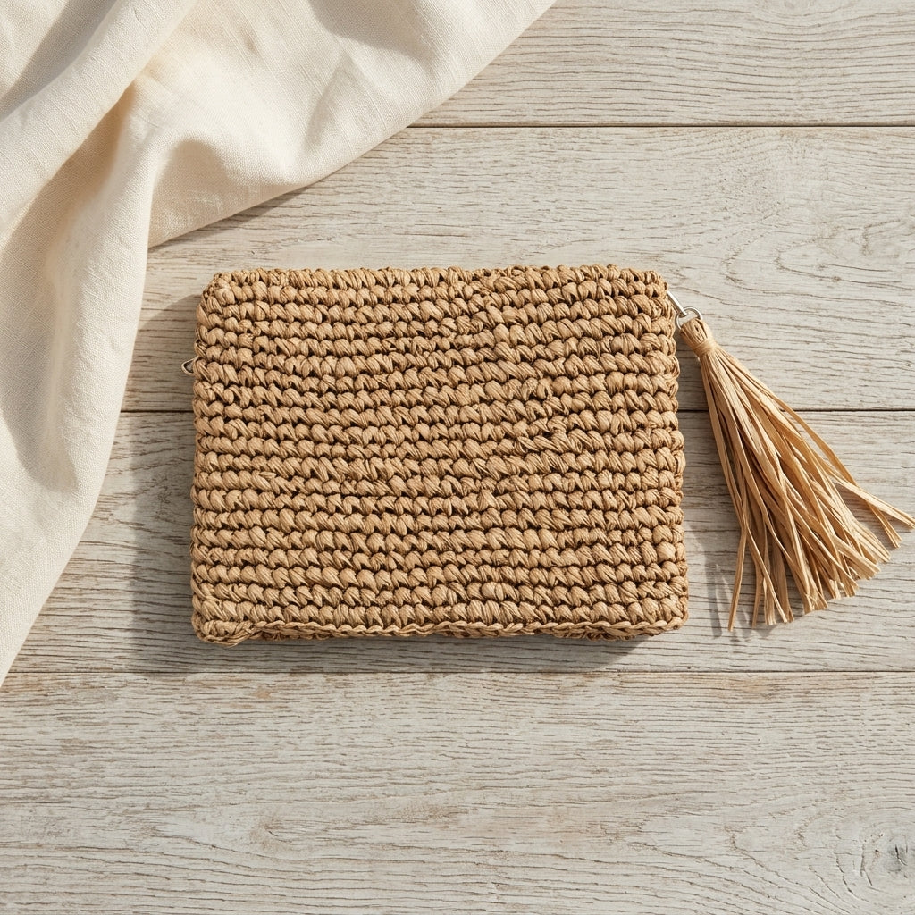 Sienna Zipper Clutch