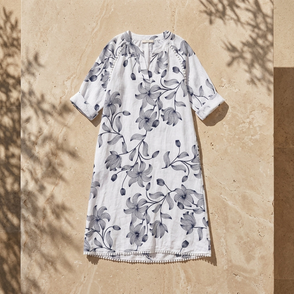 The Marea Linen Dress