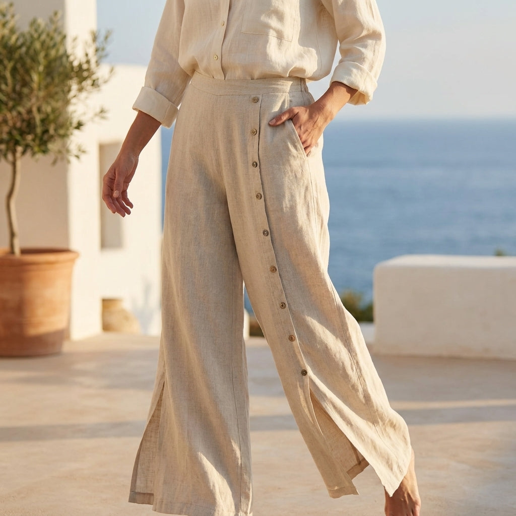 The Alba Linen Pants