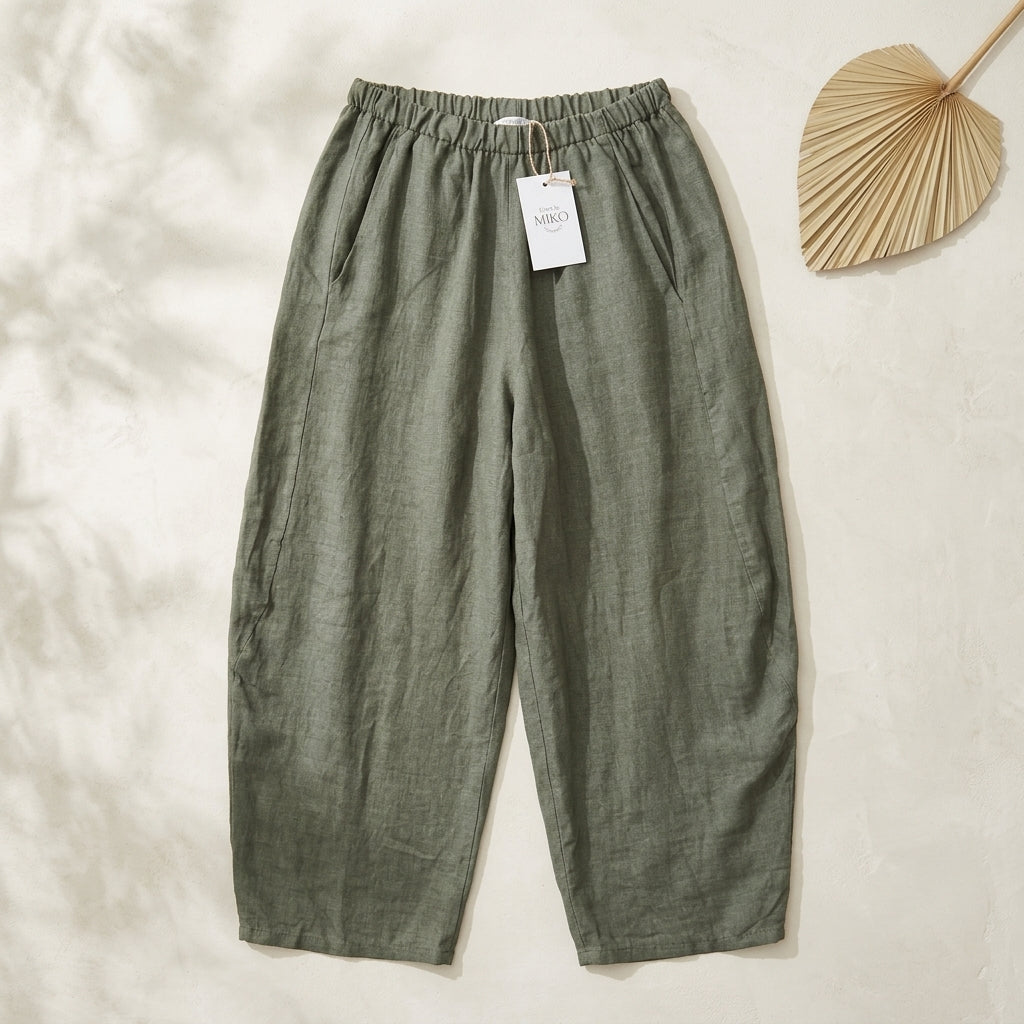 Capri Linen Pants