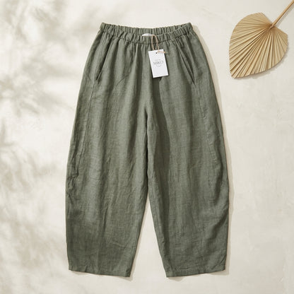 Capri Linen Pants