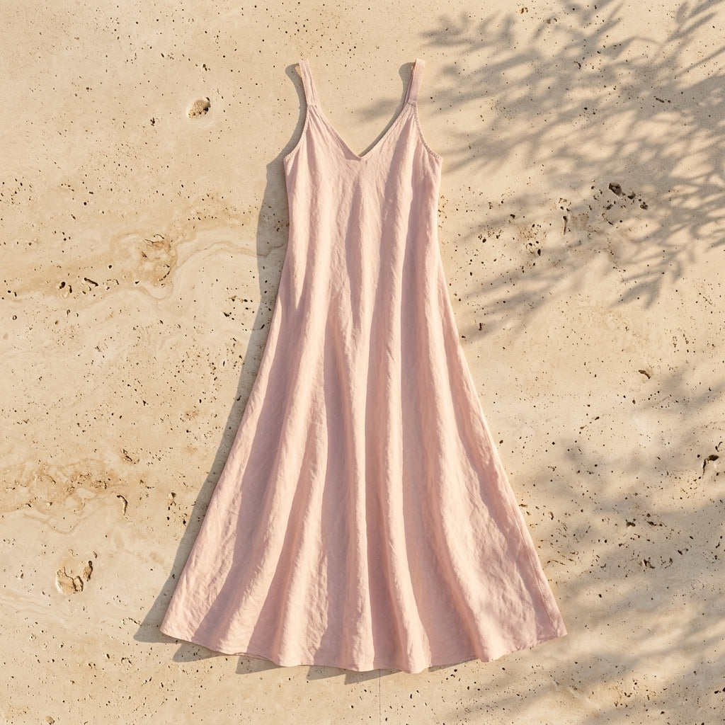 Linen Sleeveless Dress