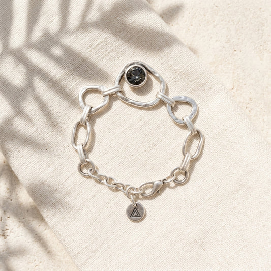 Trieste Gem Link Bracelet