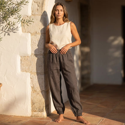 Linen Jogger Pants