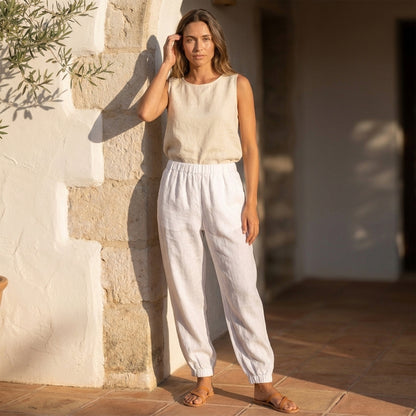 Linen Jogger Pants