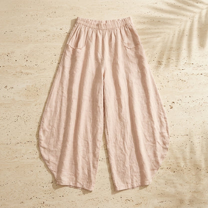 Wide Leg Linen Pants