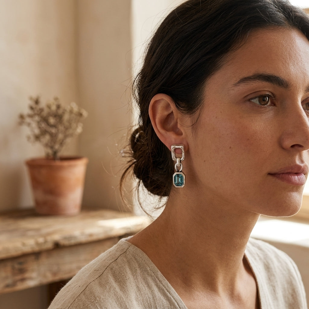 Aegean Crystal Earrings