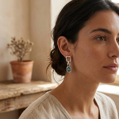 Aegean Crystal Earrings