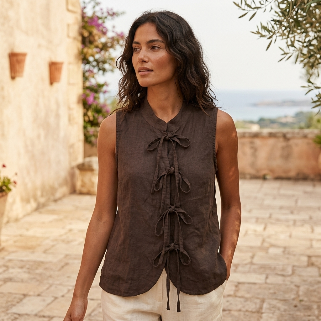 The Aria Tie Vest