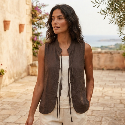 The Aria Tie Vest