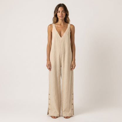 The Capri Linen Jumpsuit