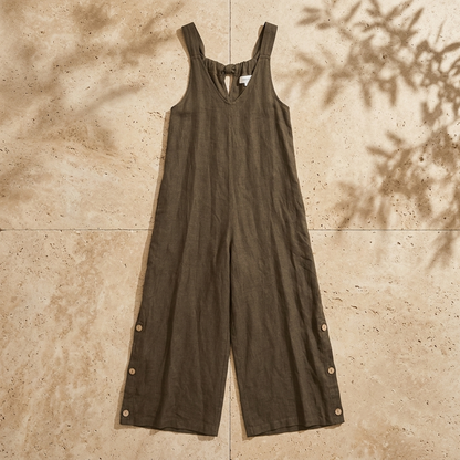 The Capri Linen Jumpsuit
