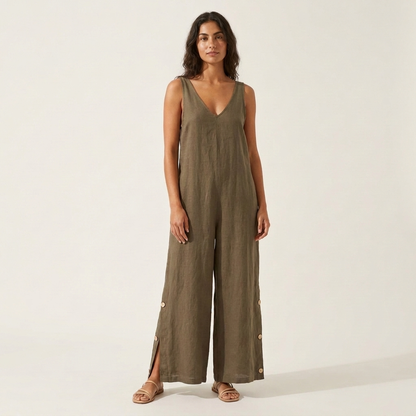 The Capri Linen Jumpsuit