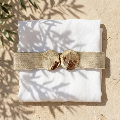 Golden Seashell Belt