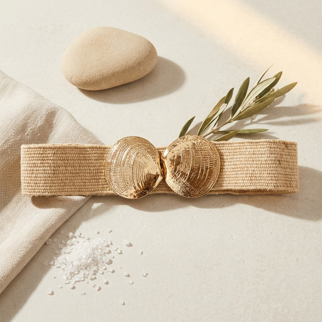 Golden Seashell Belt