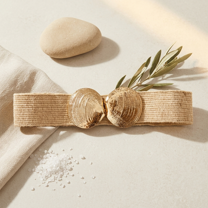 Golden Seashell Belt