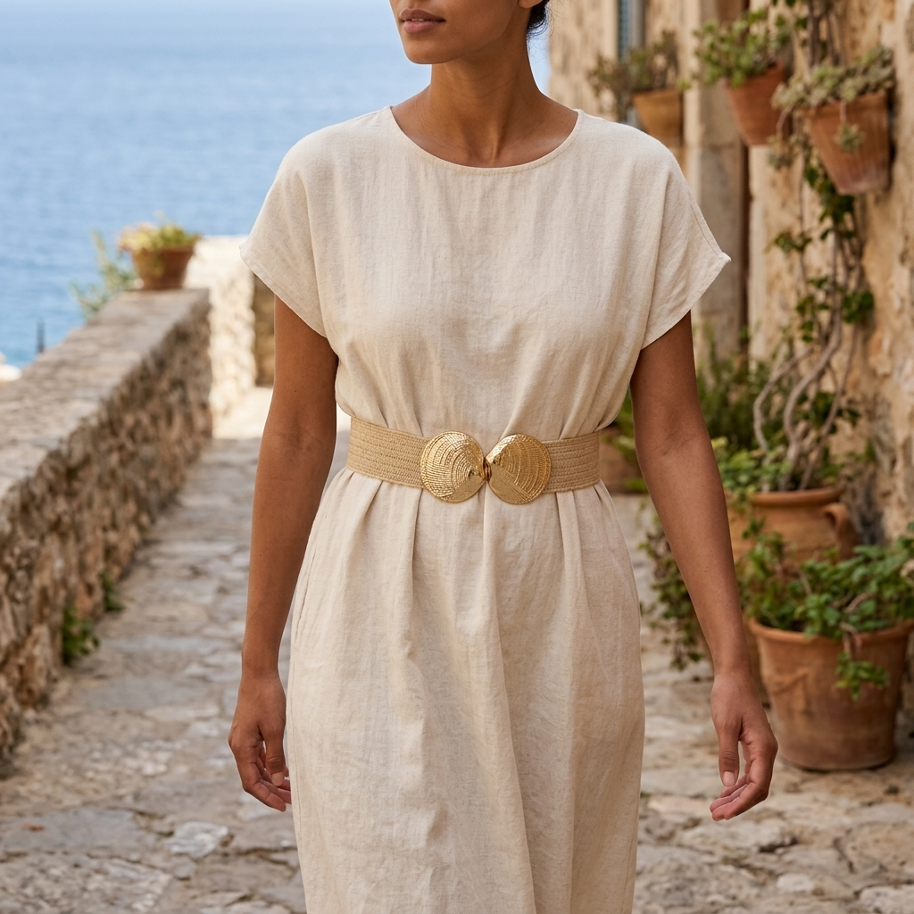 Golden Seashell Belt