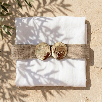 Golden Seashell Belt
